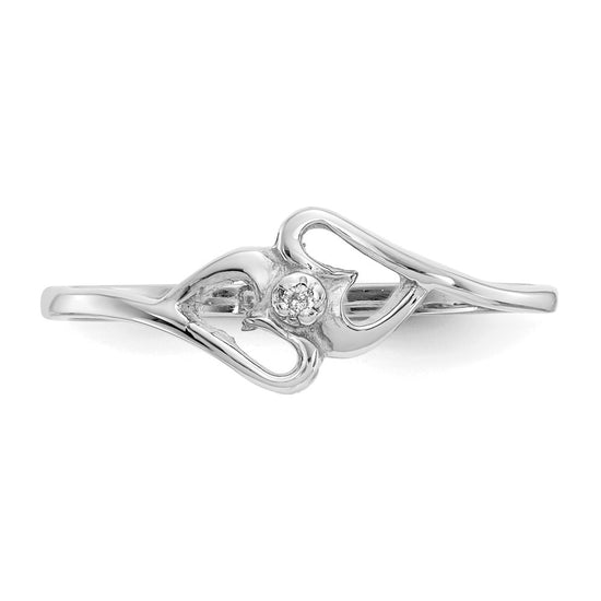 Diamond Heart Rings