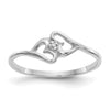Diamond Heart Rings