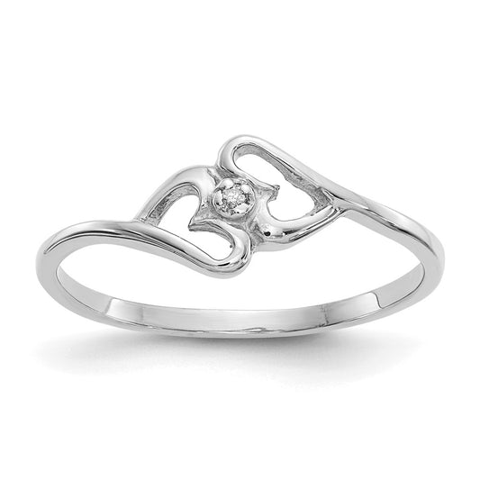 Diamond Heart Rings