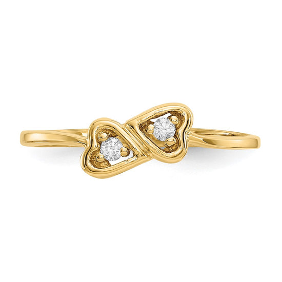Diamond Heart Rings