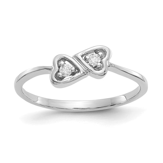 Diamond Heart Rings