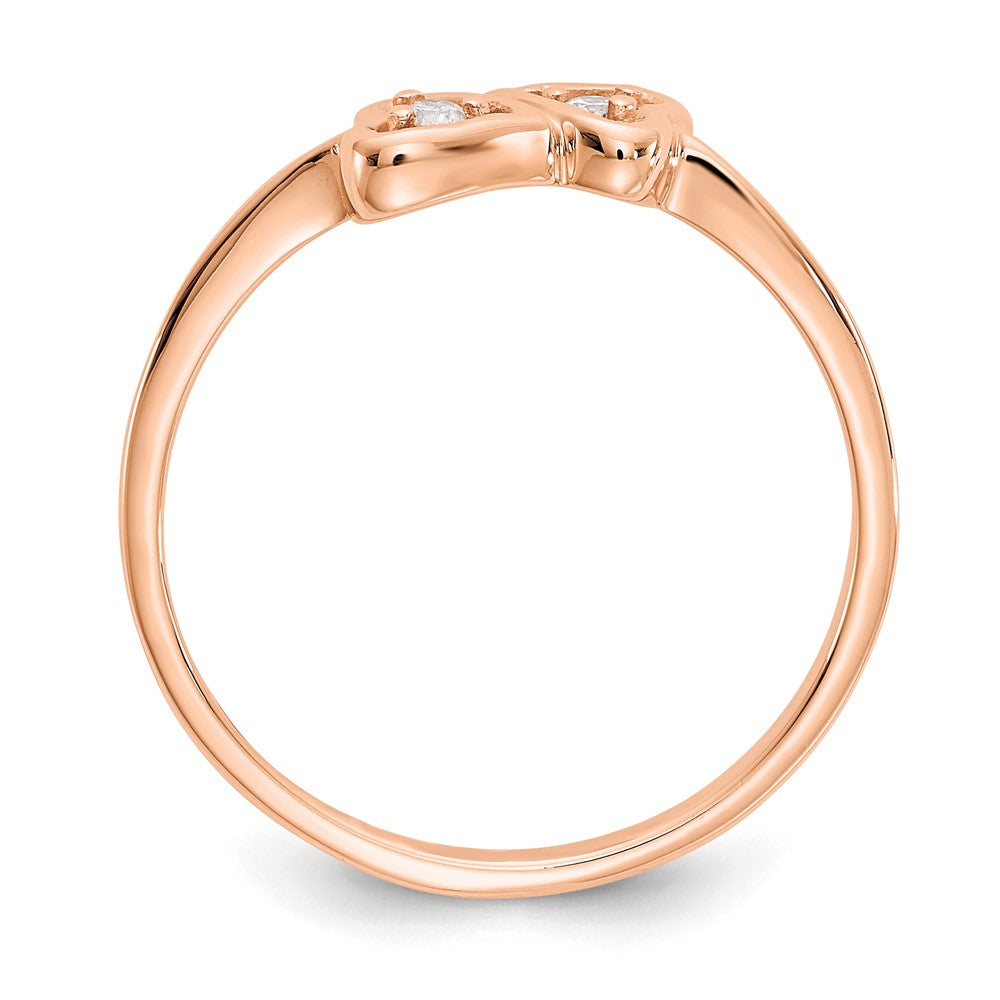 Diamond Heart Rings