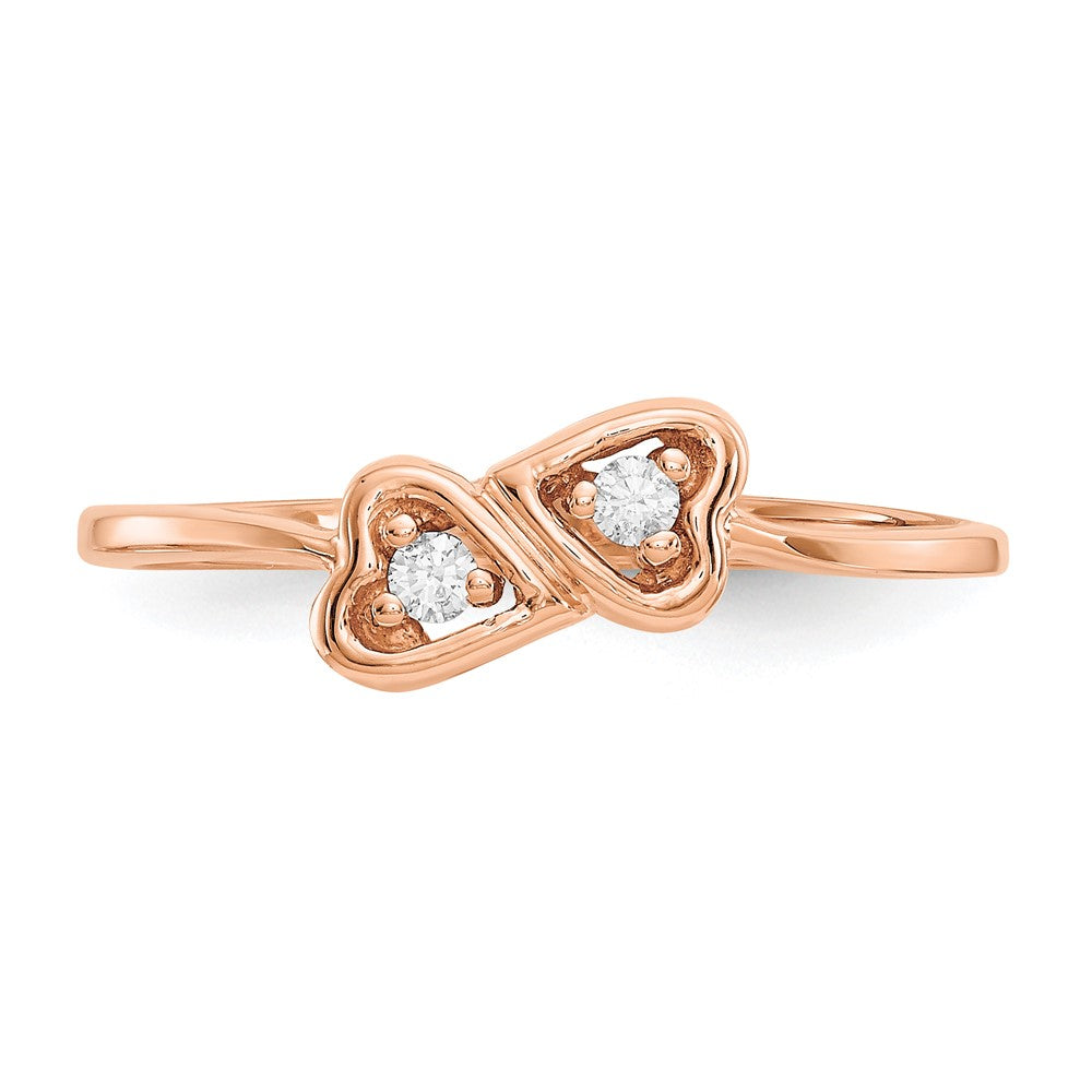 Diamond Heart Rings