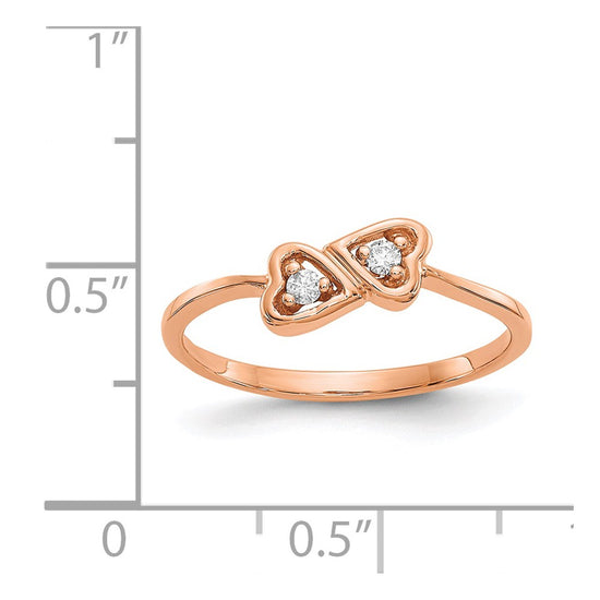 Diamond Heart Rings
