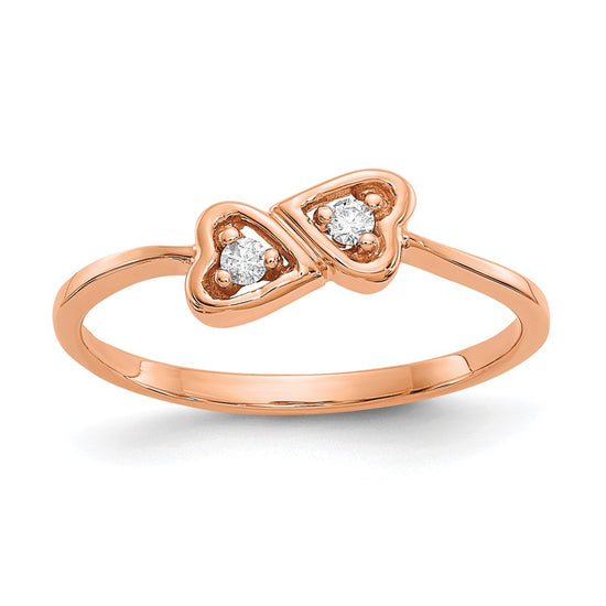 Diamond Heart Rings