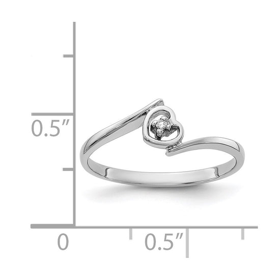 Diamond Heart Rings