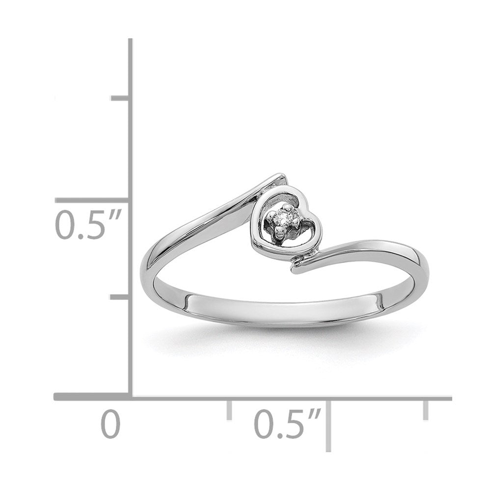 Diamond Heart Rings