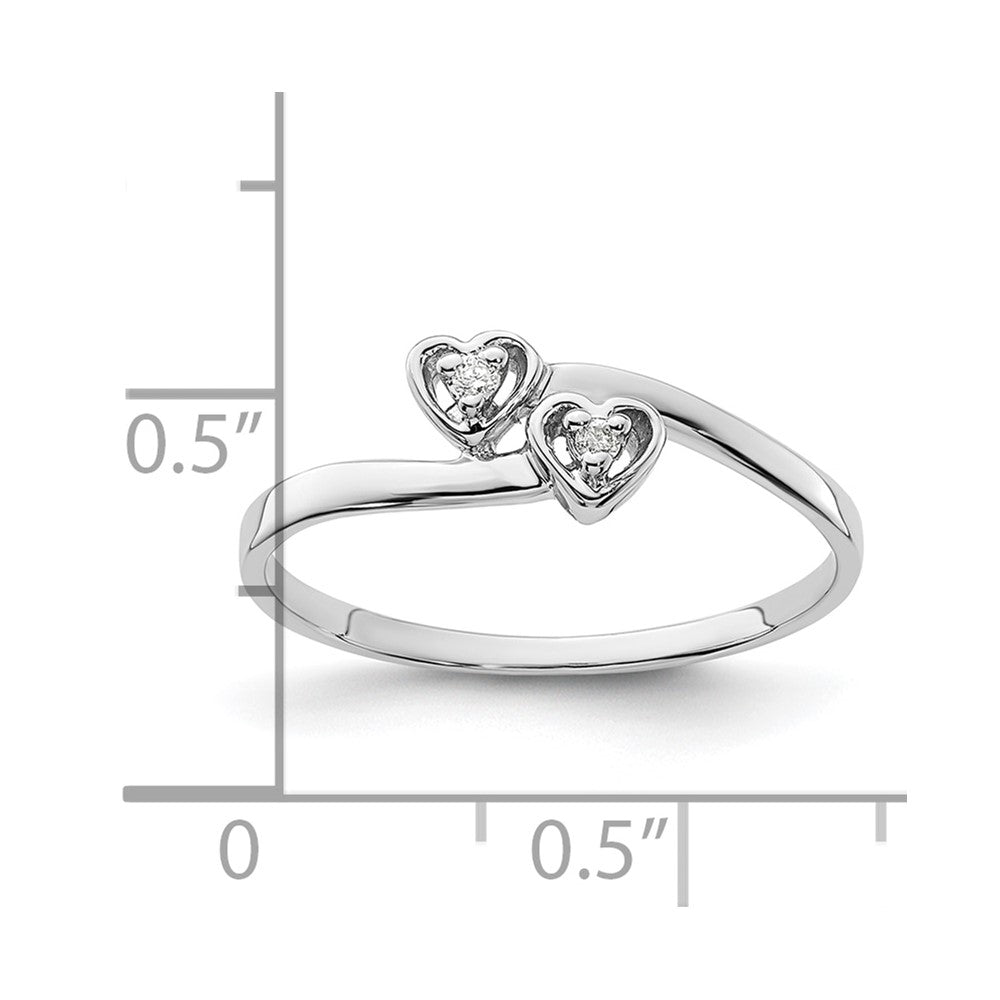 Diamond Heart Rings