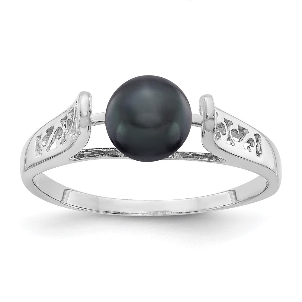 Gold Polished Freshwater Pearls Rings