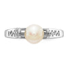 Gold Polished Freshwater Pearls Rings