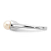 14k White Gold 5mm FW Cultured Pearl Ring