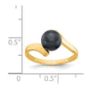 Gold Polished Freshwater Pearl Rings