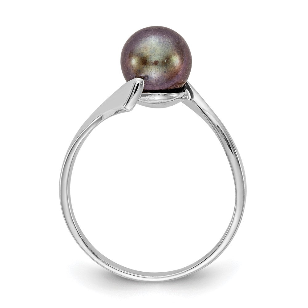 Gold Polished Freshwater Pearl Rings