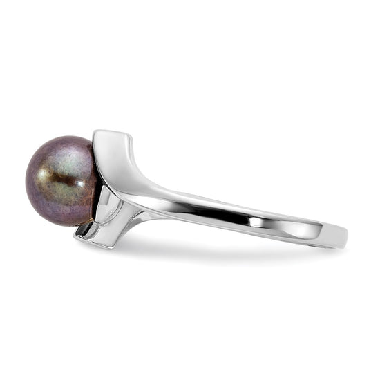 Gold Polished Freshwater Pearl Rings