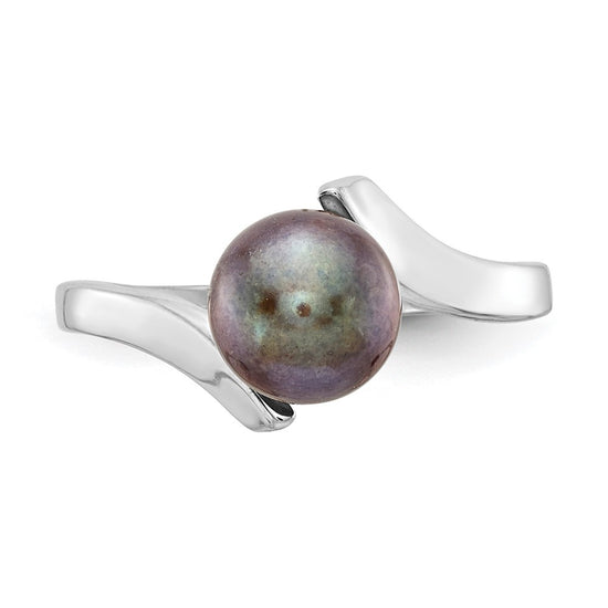 Gold Polished Freshwater Pearl Rings