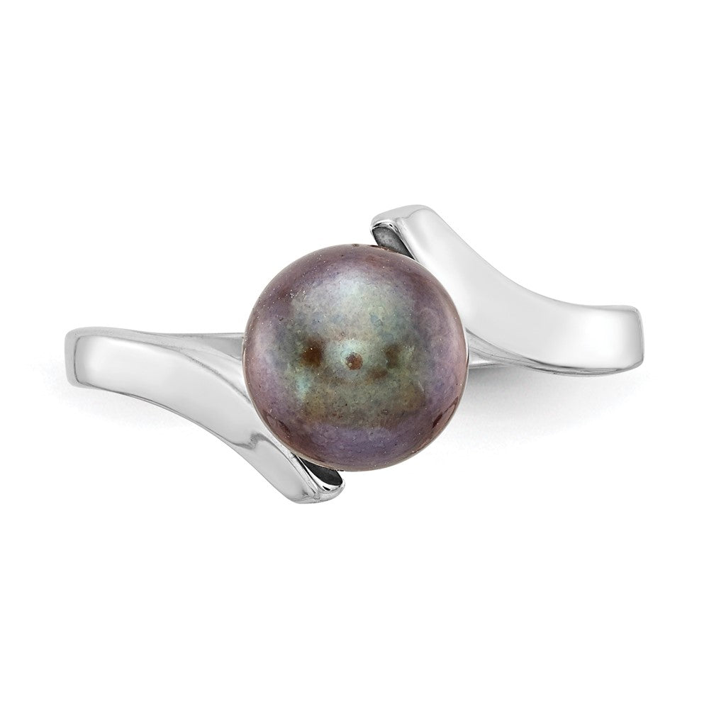 Gold Polished Freshwater Pearl Rings