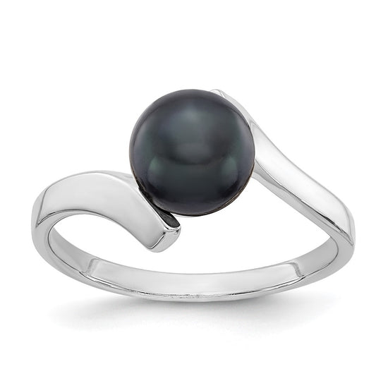 Gold Polished Freshwater Pearl Rings