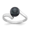 Gold Polished Freshwater Pearl Rings