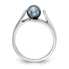 Gold Polished Freshwater Pearl Rings
