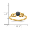 Gold Polished Freshwater Pearl Rings