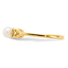 Gold Polished Freshwater Pearl Rings