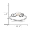 Gold Polished Freshwater Pearl Rings