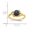 Gold Polished Freshwater Pearl and Diamond Rings