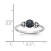 Gold Polished Freshwater Pearl and Diamond Rings