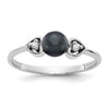 Gold Polished Freshwater Pearl and Diamond Rings