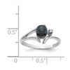 Gold Polished Freshwater Pearl and Diamond Rings