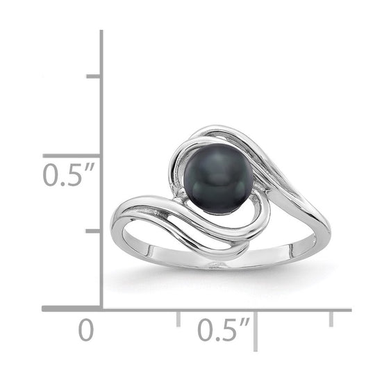 Gold Polished Freshwater Pearl Rings