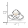Gold Polished Freshwater Pearl Rings