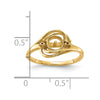 14k Polished Diamond & Pearl Ring Mounting