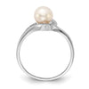 Gold Polished Freshwater Pearl Rings