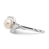 Gold Polished Freshwater Pearl Rings