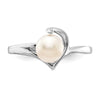Gold Polished Freshwater Pearl Rings