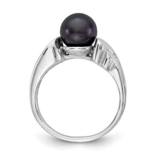 Gold Polished Freshwater Pearl Rings