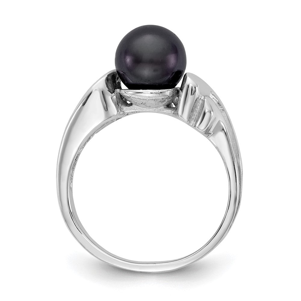 Gold Polished Freshwater Pearl Rings
