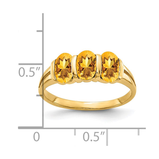 Oval Gemstone Rings