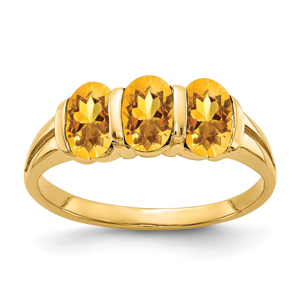 Oval Gemstone Rings
