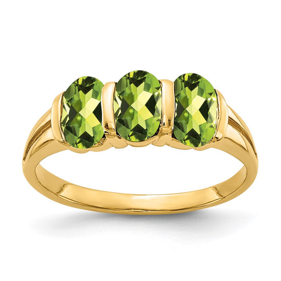 Oval Gemstone Rings