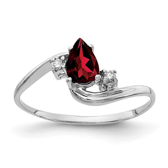 Pear Gemstone & Diamond Rings