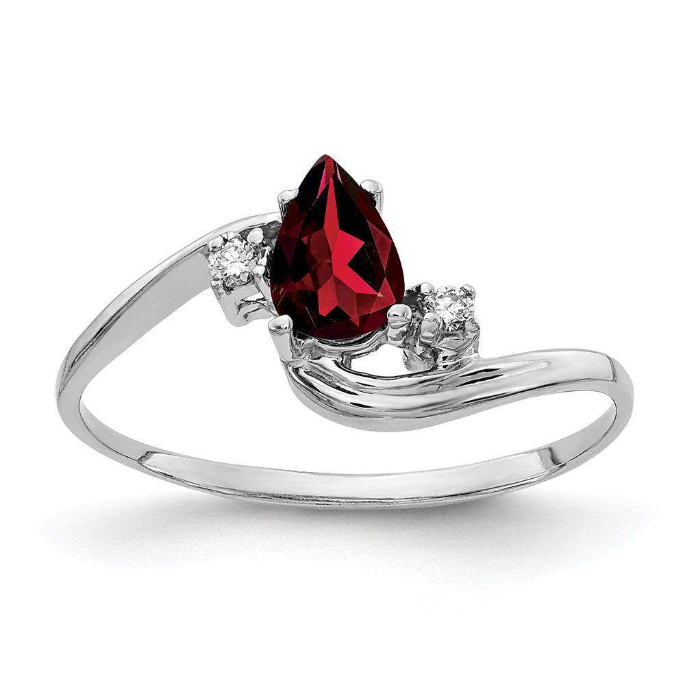 Pear Gemstone & Diamond Rings