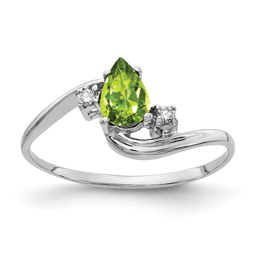 Pear Gemstone & Diamond Rings
