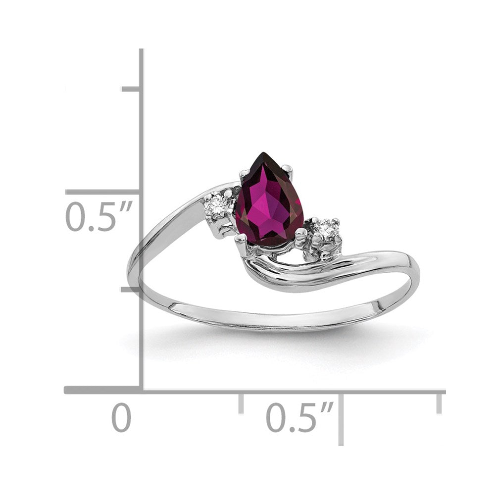 Pear Gemstone & Diamond Rings