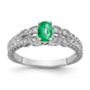 Oval Gemstone & Diamond Rings