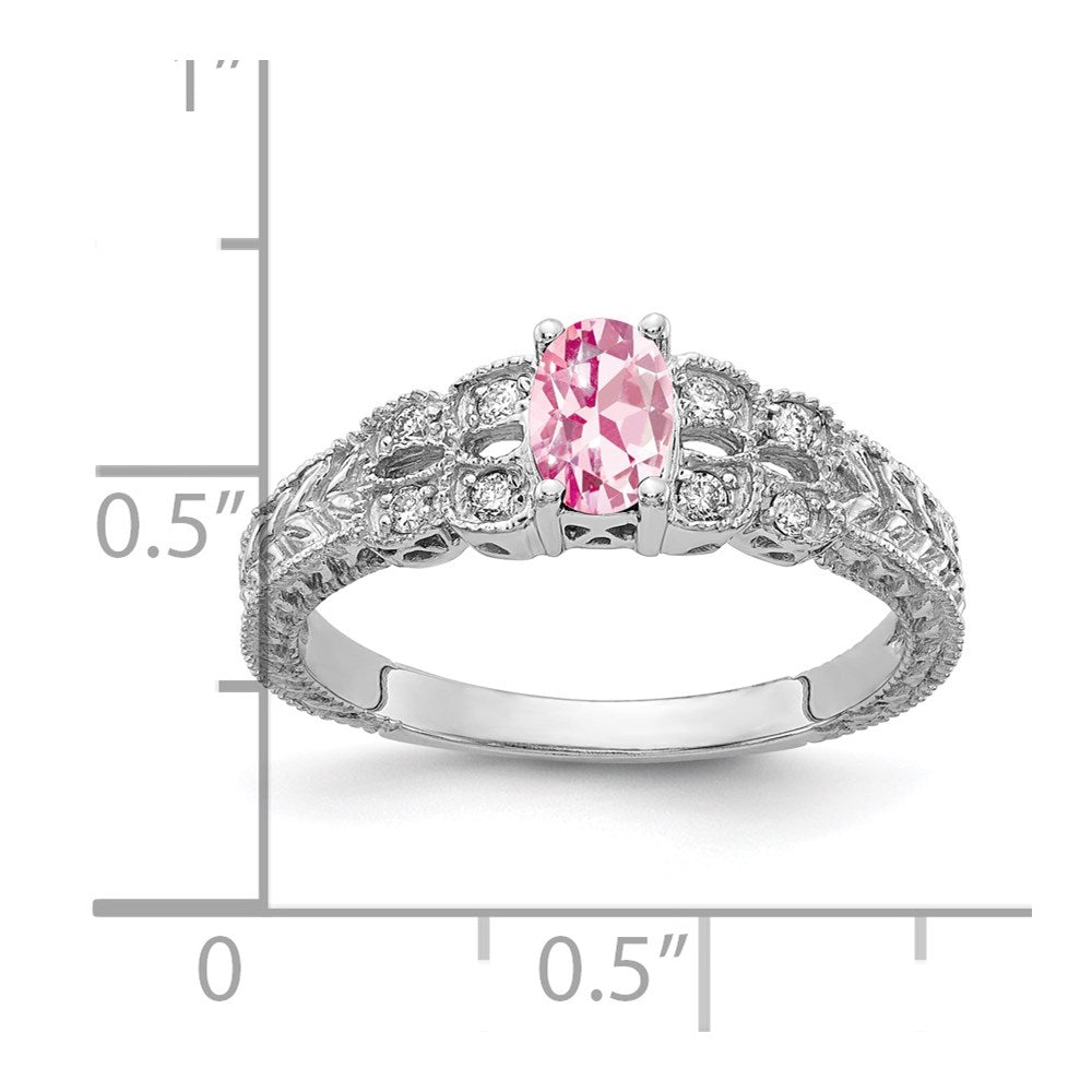 Oval Gemstone & Diamond Rings
