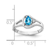 Pear Gemstone & Diamond Rings