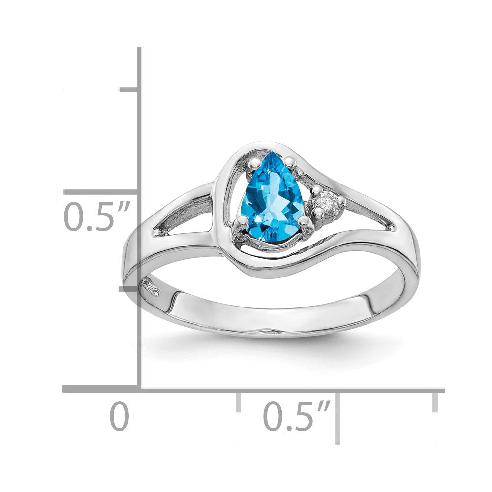 Pear Gemstone & Diamond Rings