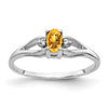 Oval Gemstone & Diamond Rings